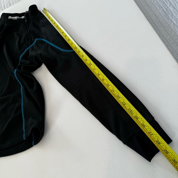 Freeze Out Thermal Protection Shirt Mens S Black Blue 1/4 Zip Jacket Motorcycle - Picture 11 of 11